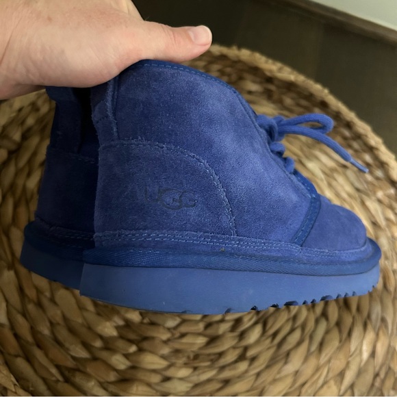 Ugg Kids Neumel Boots Blue Size 2 - Picture 8 of 9